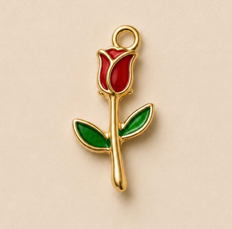 Charms - Rose Stem