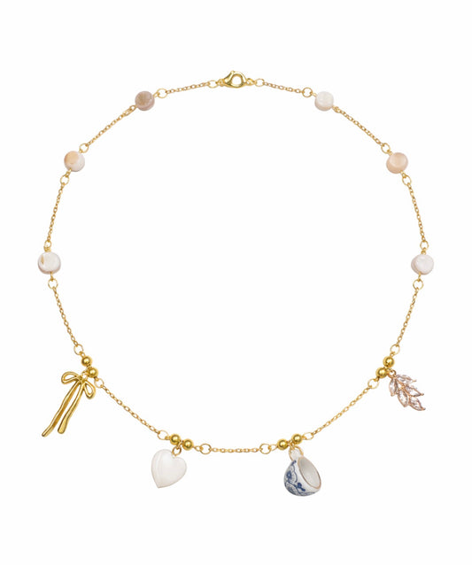Tea Time Charm Necklace