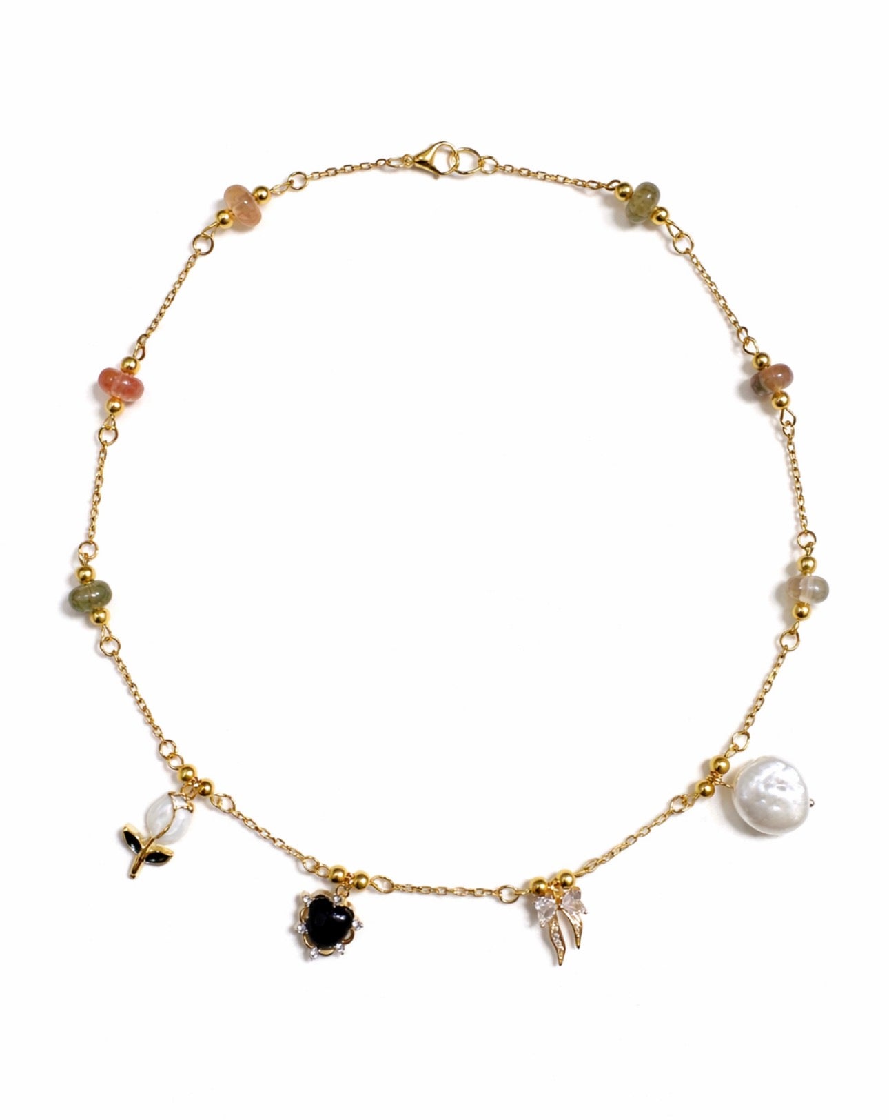 Touch Grass Charm Necklace
