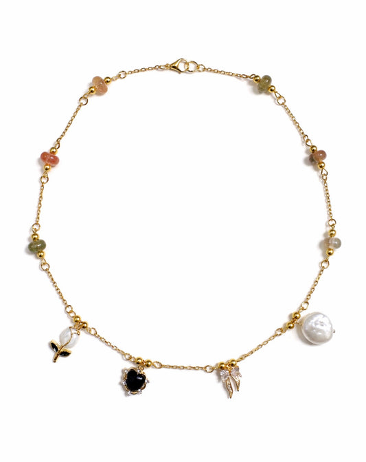 Touch Grass Charm Necklace