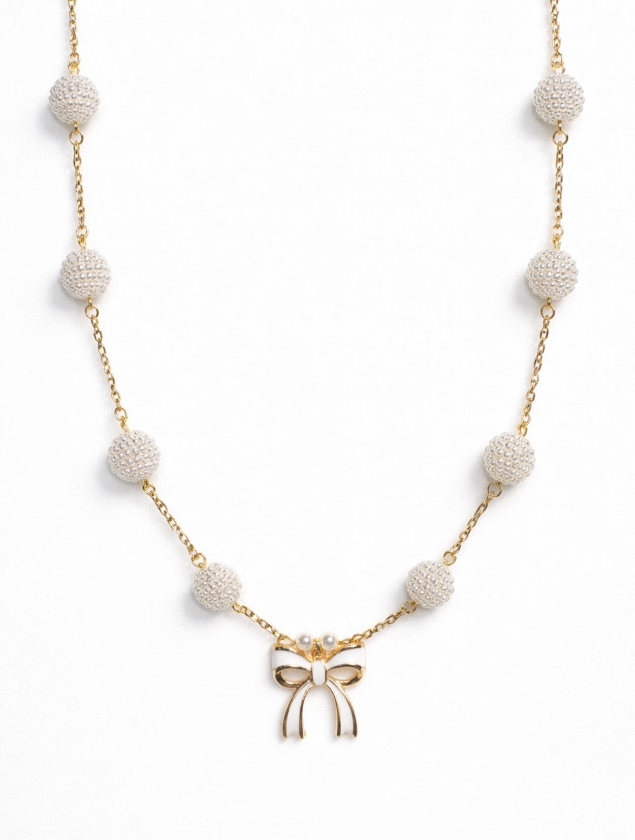 Bow Babe Single Charm Necklace