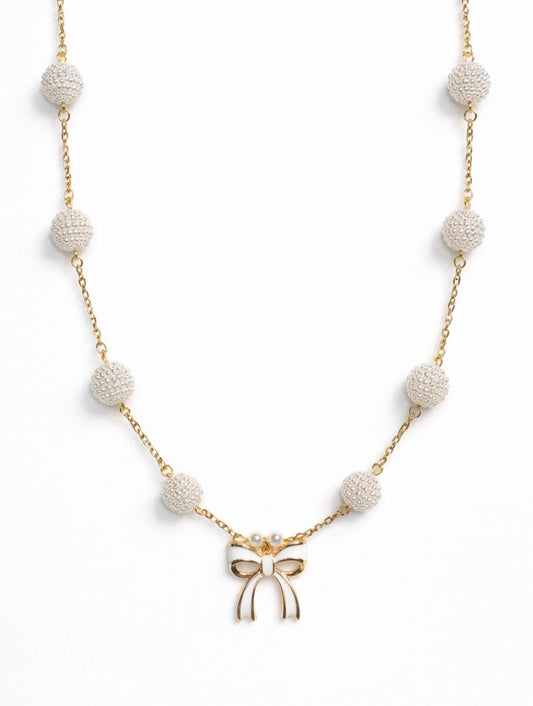 Bow Babe Single Charm Necklace