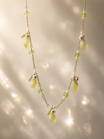 Lime Light Charm Necklace
