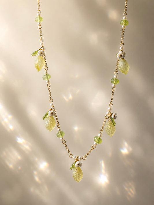 Lime Light Charm Necklace