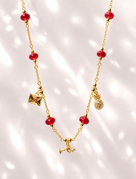 Happy Hour Charm Necklace