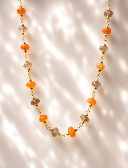 Aperol Spritz Necklace