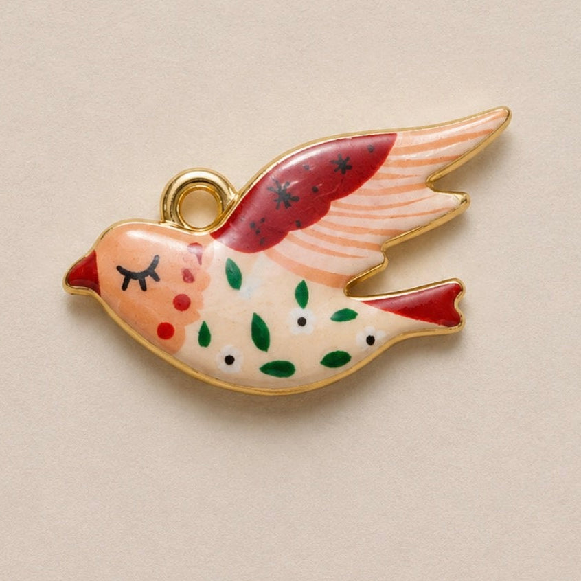 Charms - Enamel Bird