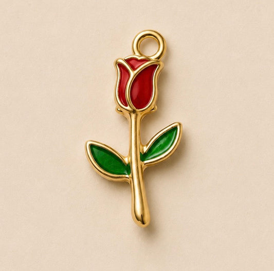 Charms - Rose Stem
