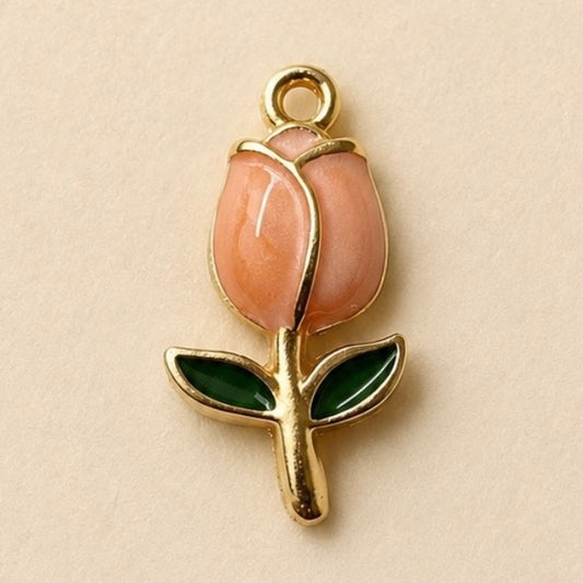 Charms - Peach Tulip