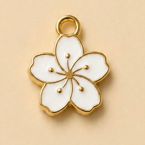 Charms - White Sakura