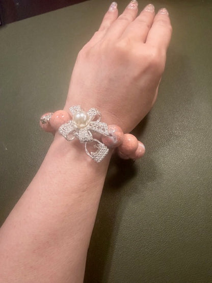 Apricot Agate Glow Bracelet