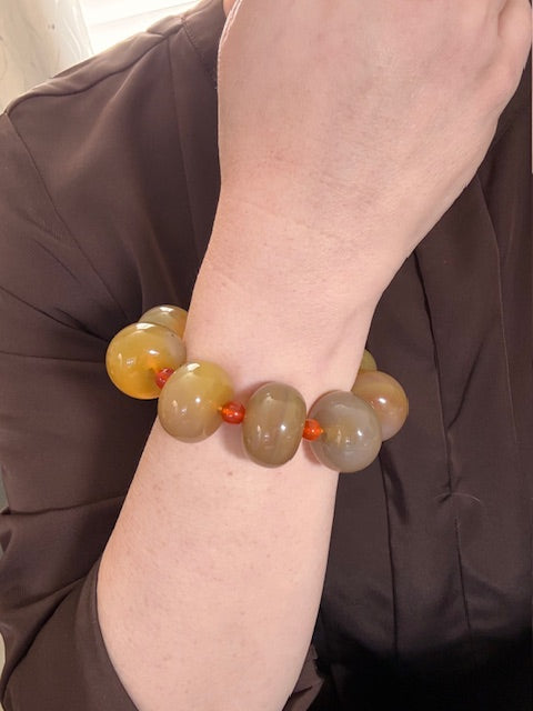 Sunlit Agate Bracelet